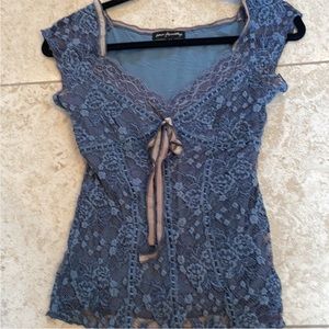 Ann ferriday lace top